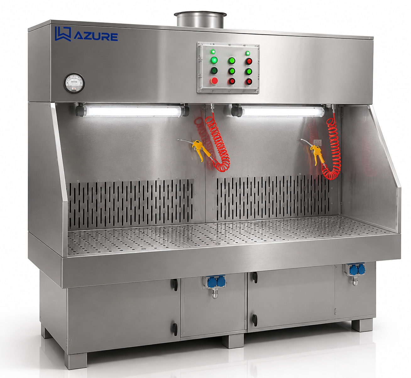 Wet downdraft bench
